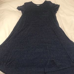 EUC blue micro stripe medium Carly